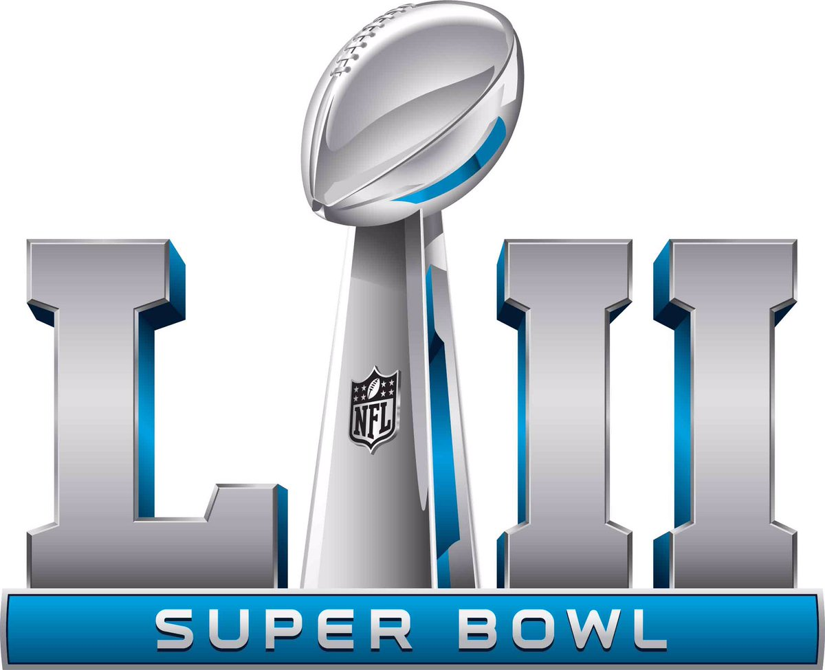 Super Bowl LII Primary Logo iron on transfers for T-shirts